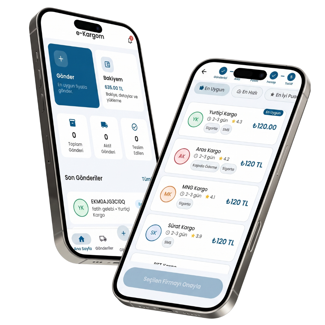 ekargom dashboard